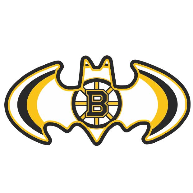 Boston Bruins Batman Logo iron on transfers